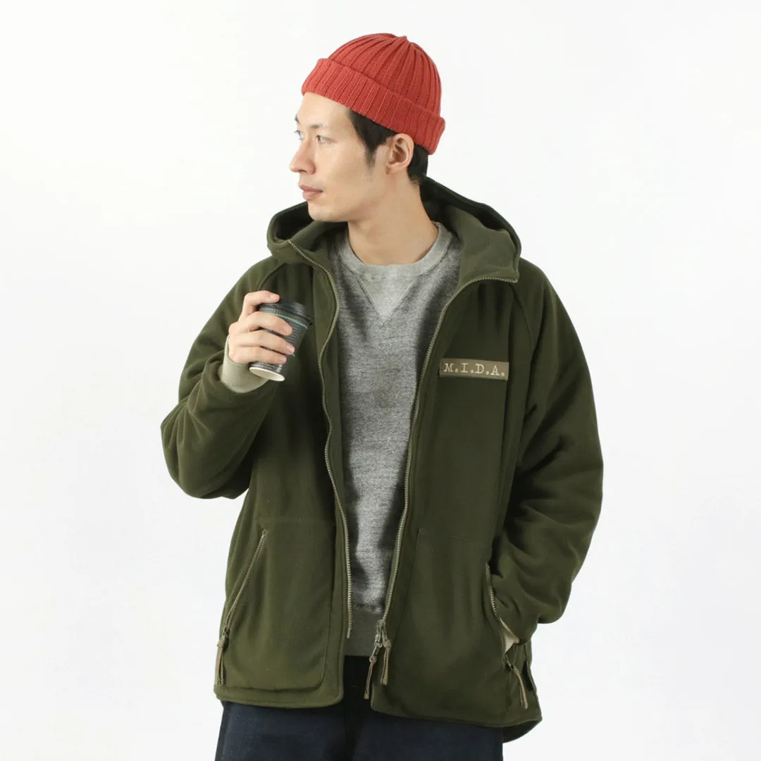 M.I.D.A. / Polartec Boa fleece ZIP-UP