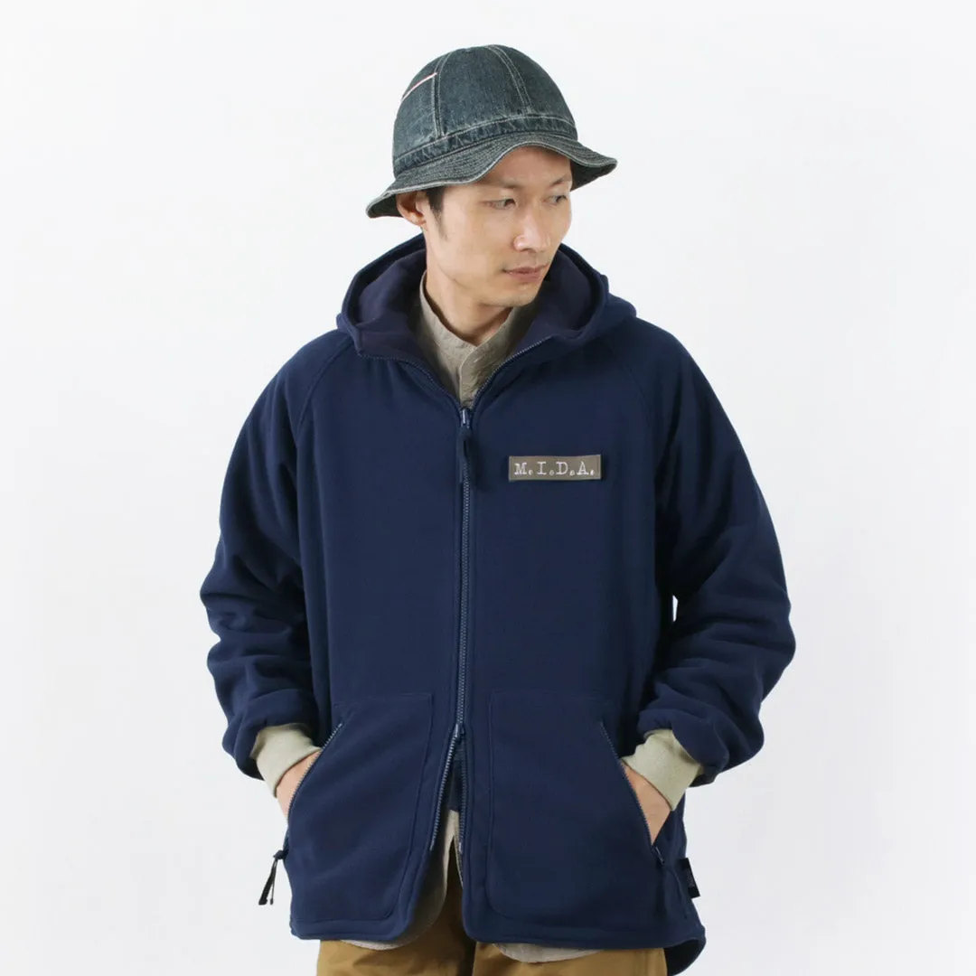 M.I.D.A. / Polartec Boa fleece ZIP-UP