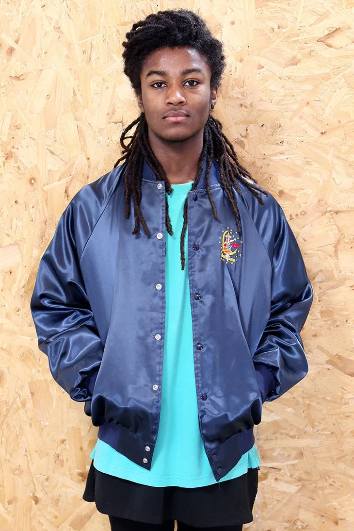 Miller's Beer Satin Baseball Bomber Jacket