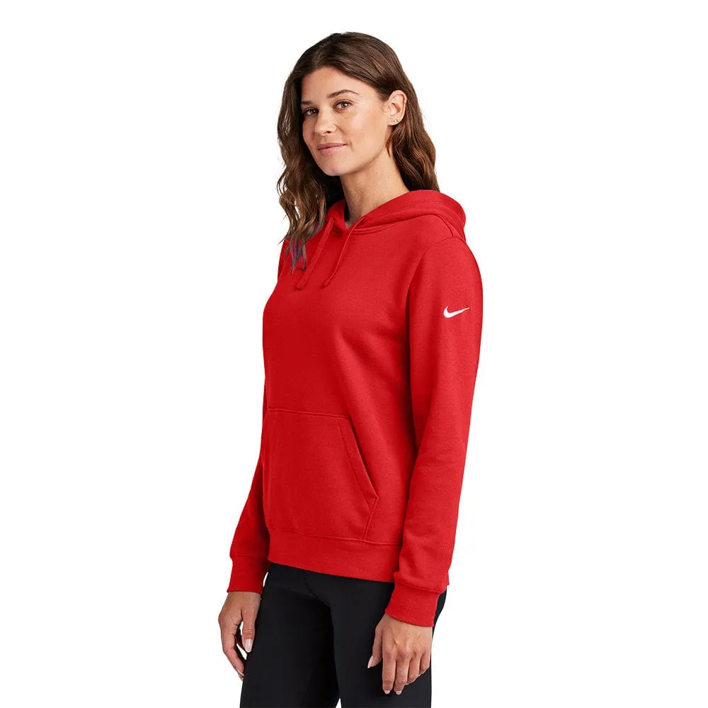 Nike - Women's Club Fleece Sleeve Swoosh Pullover Hoodie