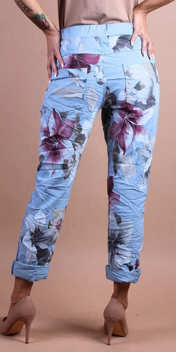 Orchidea Tie-Waist Pants