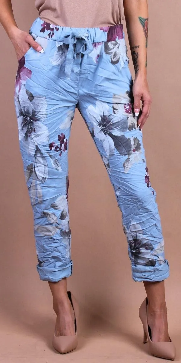 Orchidea Tie-Waist Pants