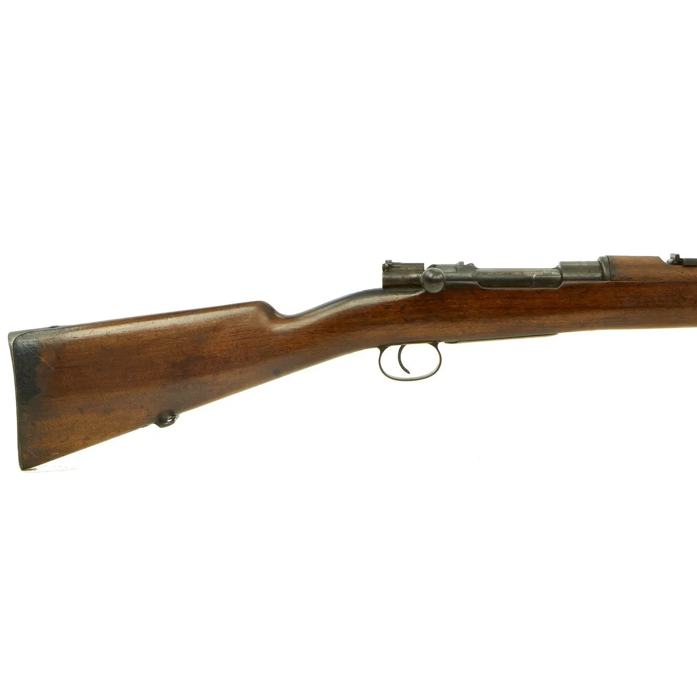 Original Belgian Model 1893 Mauser Rifle by Fabrique Nationale with Muzzle Cover - Matching Serial A3014