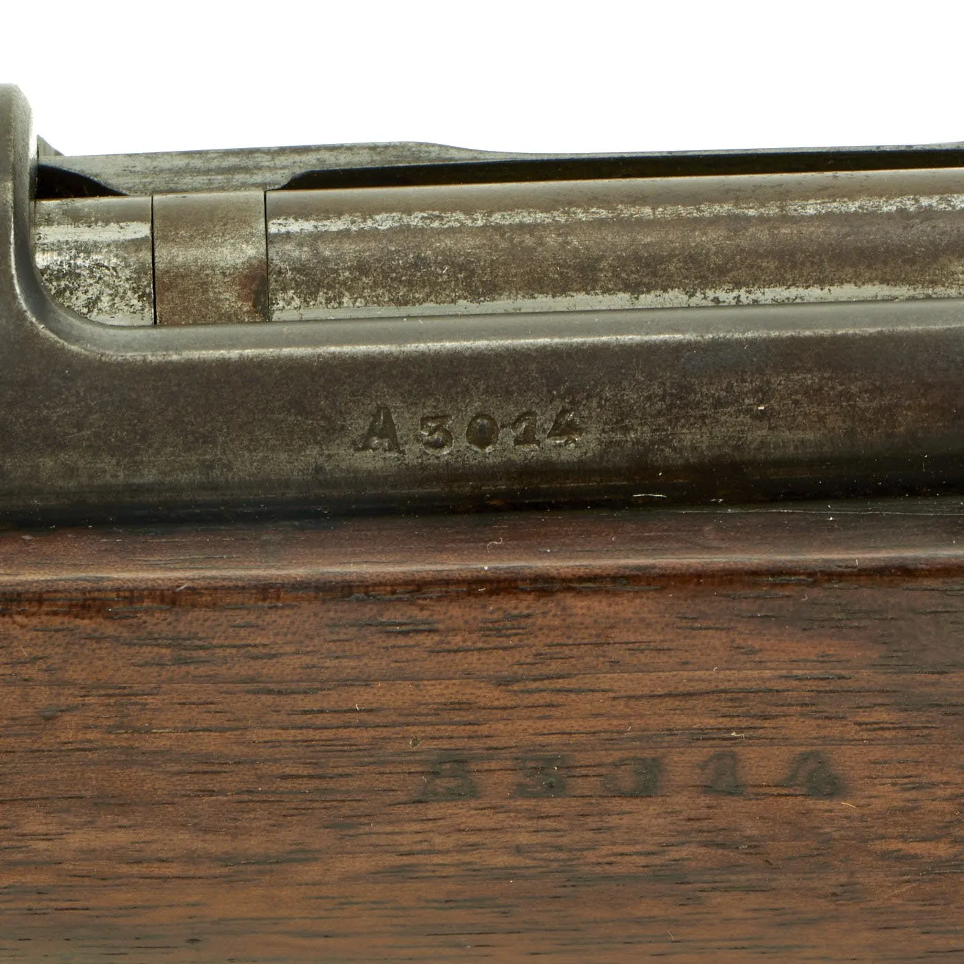 Original Belgian Model 1893 Mauser Rifle by Fabrique Nationale with Muzzle Cover - Matching Serial A3014