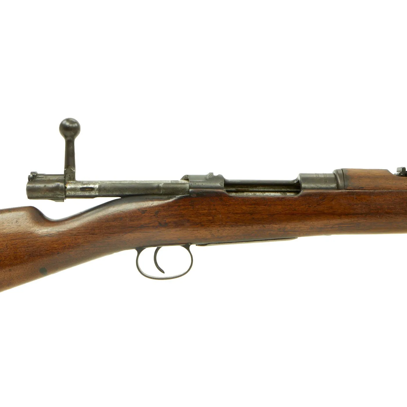 Original Belgian Model 1893 Mauser Rifle by Fabrique Nationale with Muzzle Cover - Matching Serial A3014