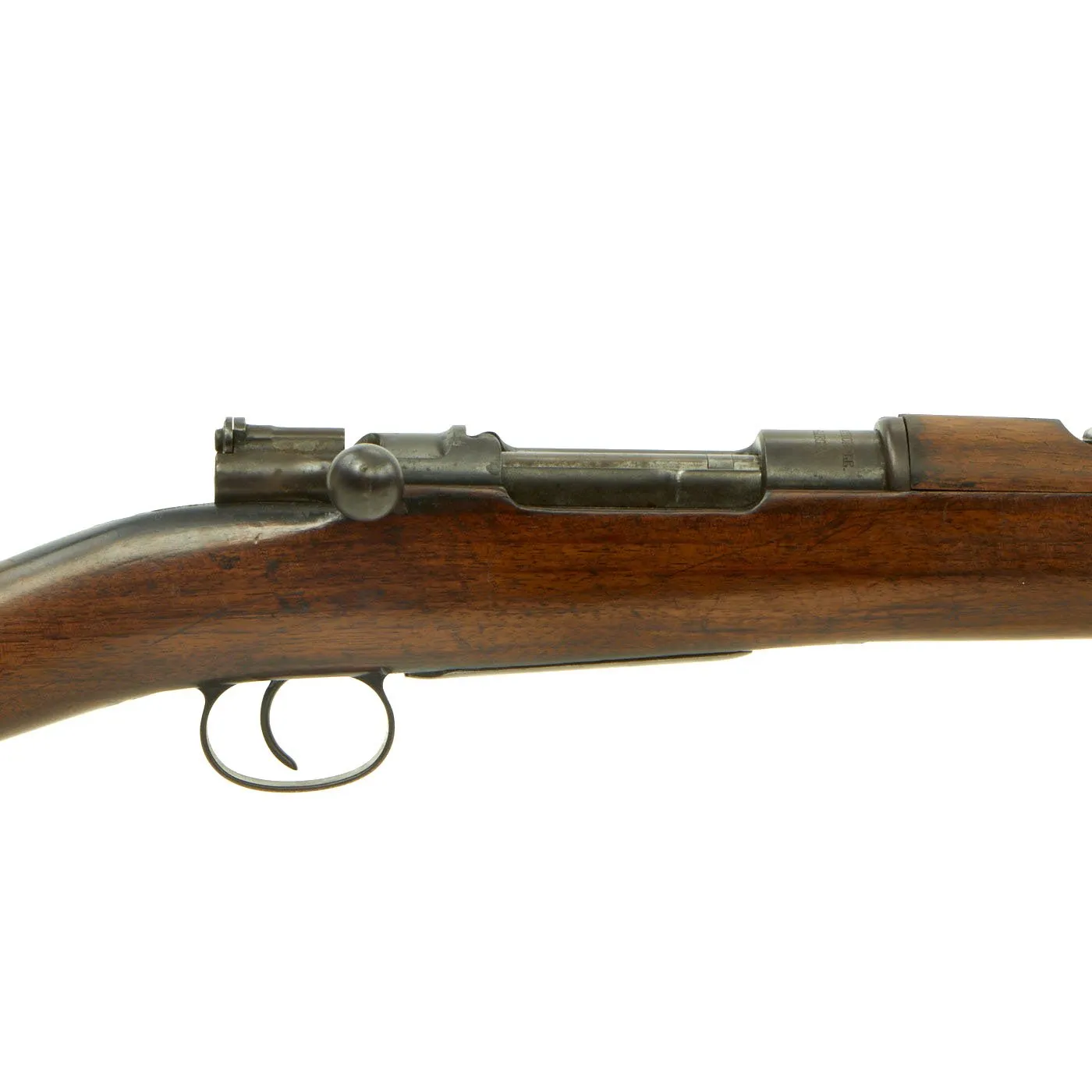 Original Belgian Model 1893 Mauser Rifle by Fabrique Nationale with Muzzle Cover - Matching Serial A3014