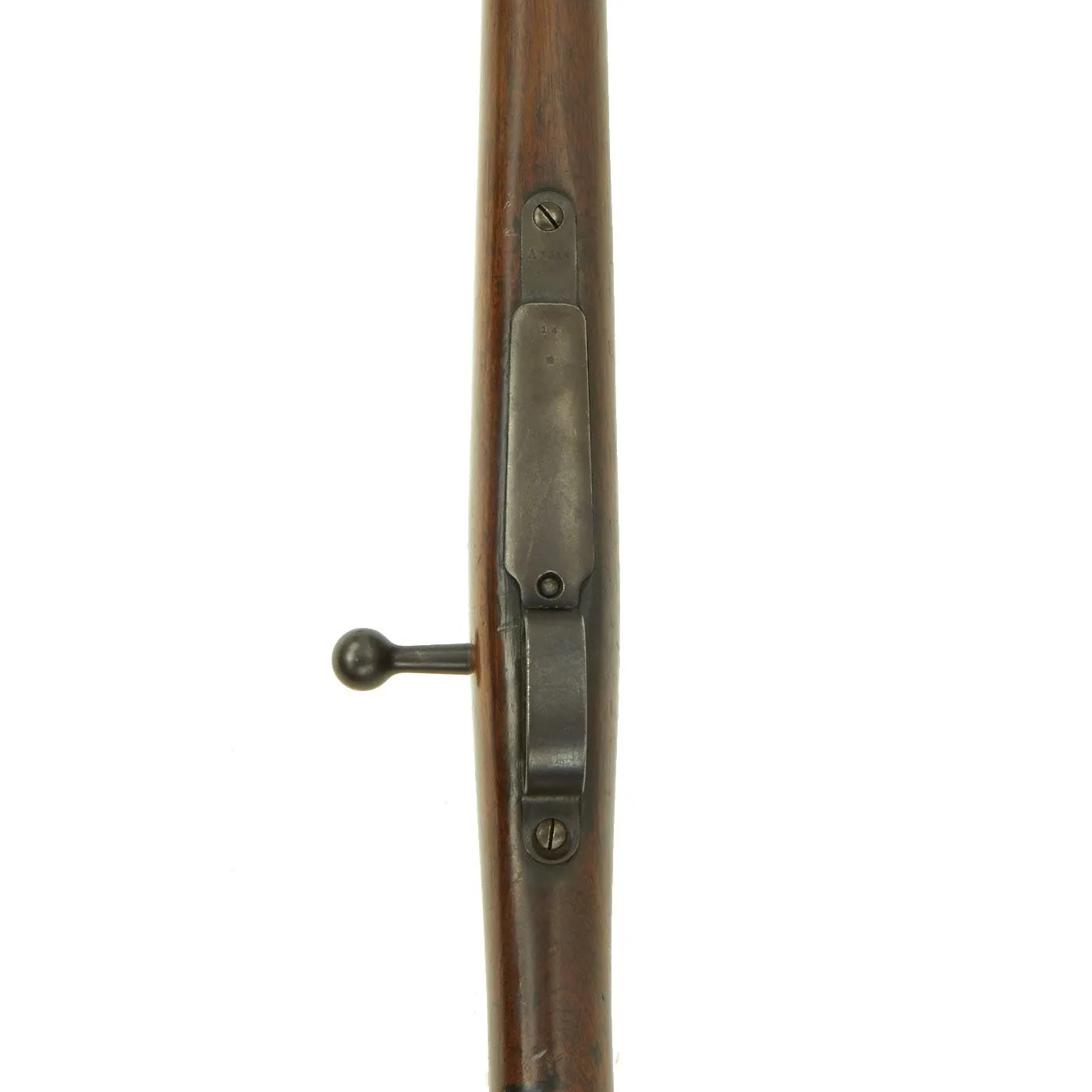 Original Belgian Model 1893 Mauser Rifle by Fabrique Nationale with Muzzle Cover - Matching Serial A3014