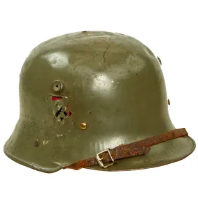 Original German Pre-WWII Army Heer Child's Stahlhelm Style Steel Helmet - Kinderhelm