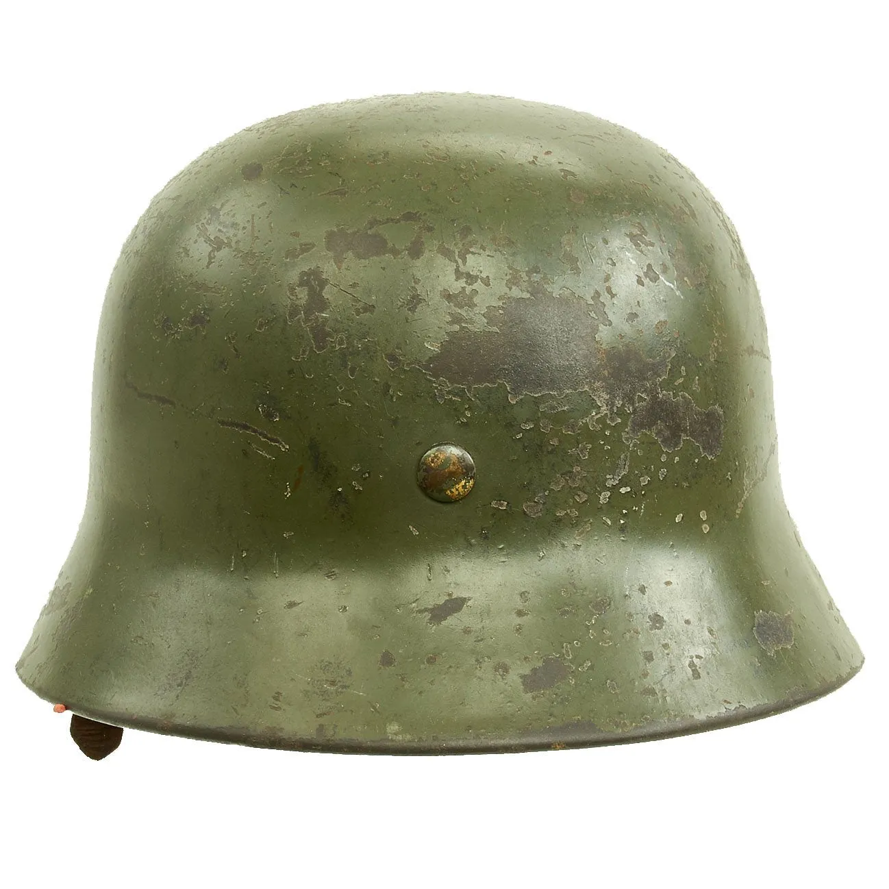 Original German WWII Army Heer M35 Double Decal Helmet with 1937 Dated Size 56cm Liner - SE64