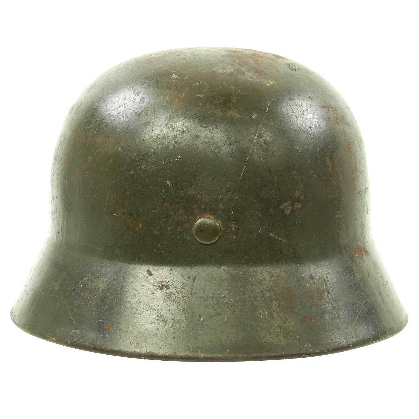 Original German WWII Army Heer M35 Double Decal Helmet with Size 56cm Liner - ET64