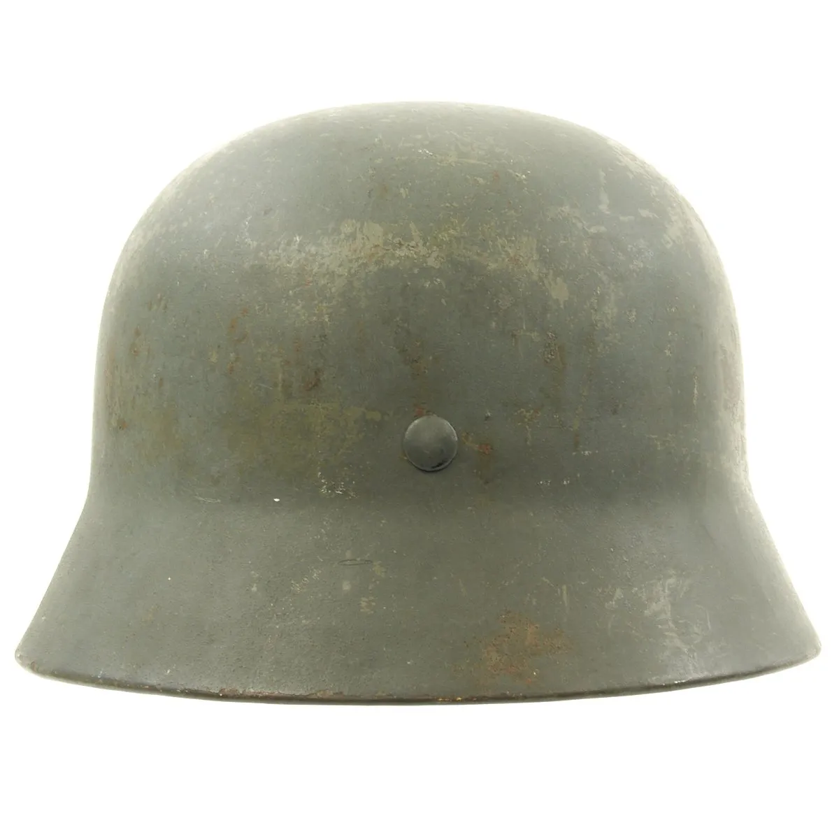 Original German WWII Army Heer M35 Double Decal Steel Helmet - ET64