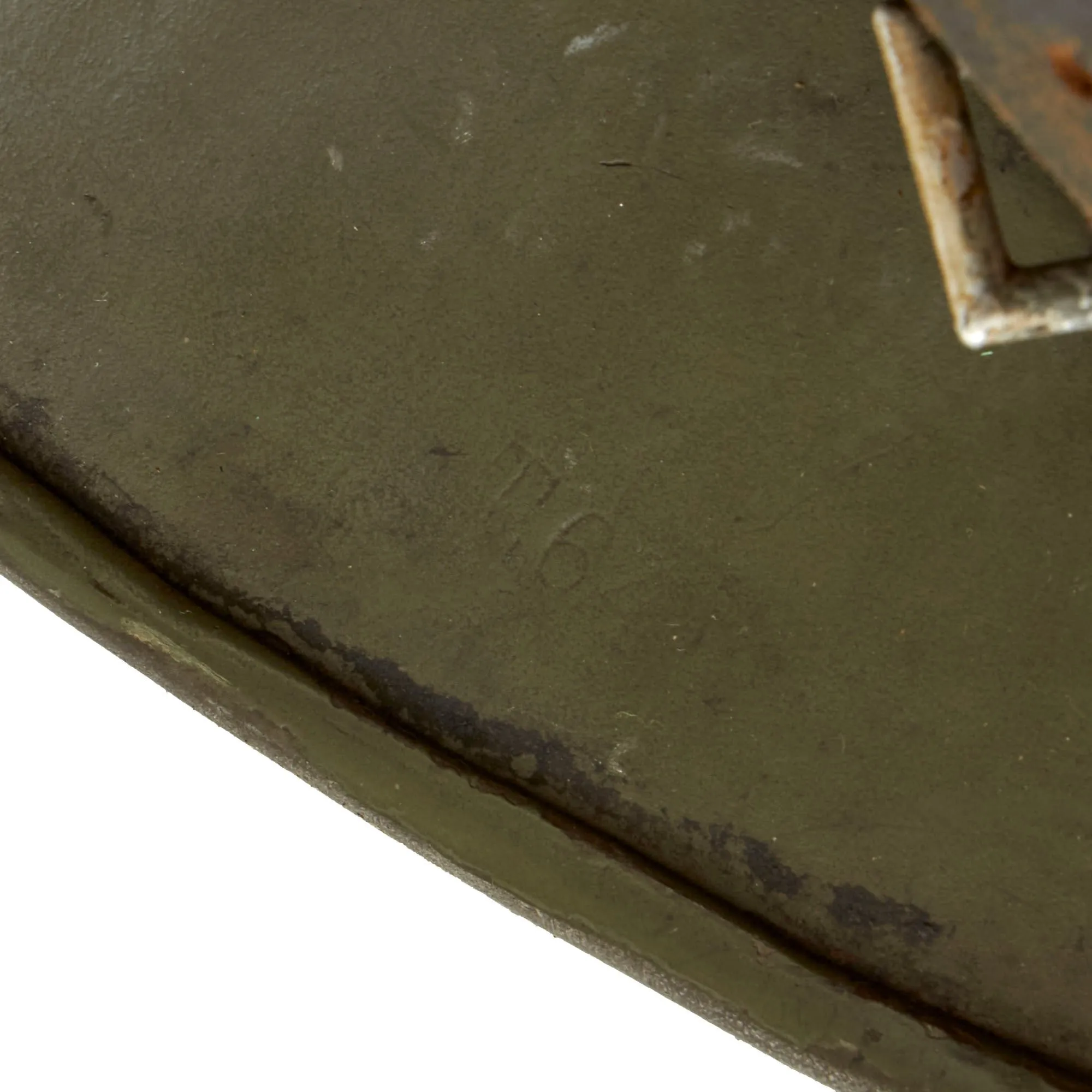 Original German WWII Army Heer M35 Former Double Decal Helmet with 1937 Dated 57cm Liner & Chinstrap - marked ET64