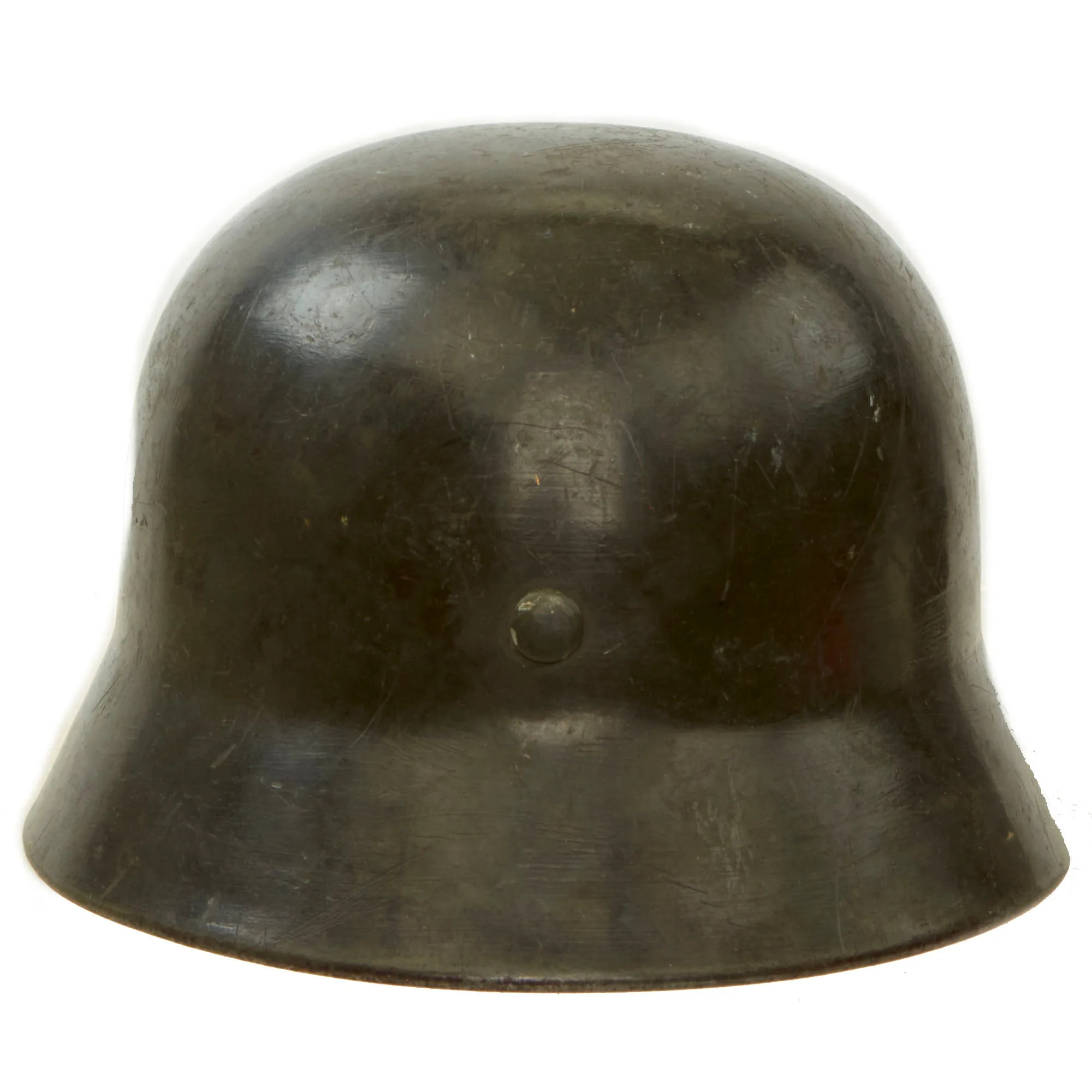 Original German WWII Army Heer M35 Former Double Decal Helmet with 56cm Liner & Chinstrap - Stamped ET64