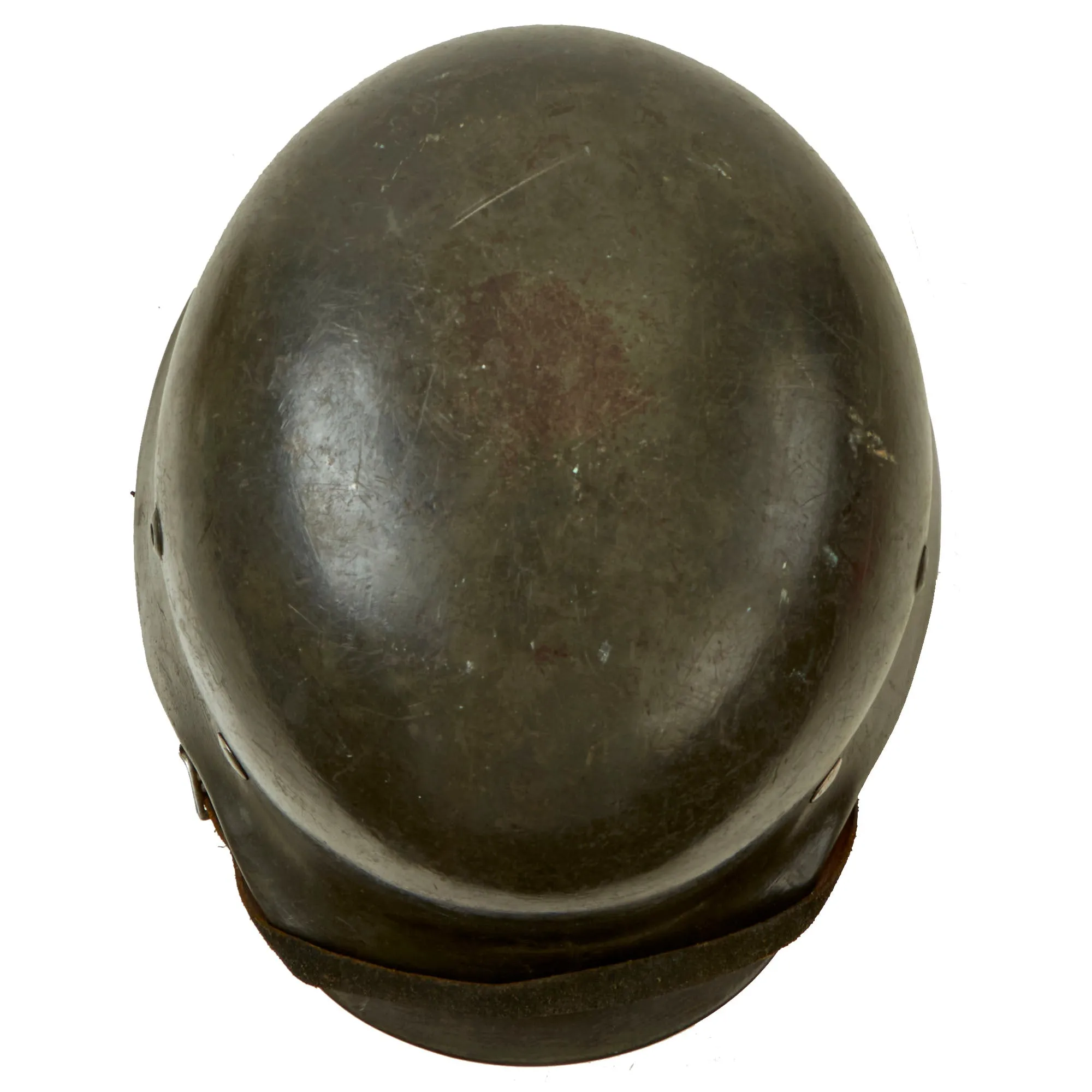 Original German WWII Army Heer M35 Former Double Decal Helmet with 56cm Liner & Chinstrap - Stamped ET64