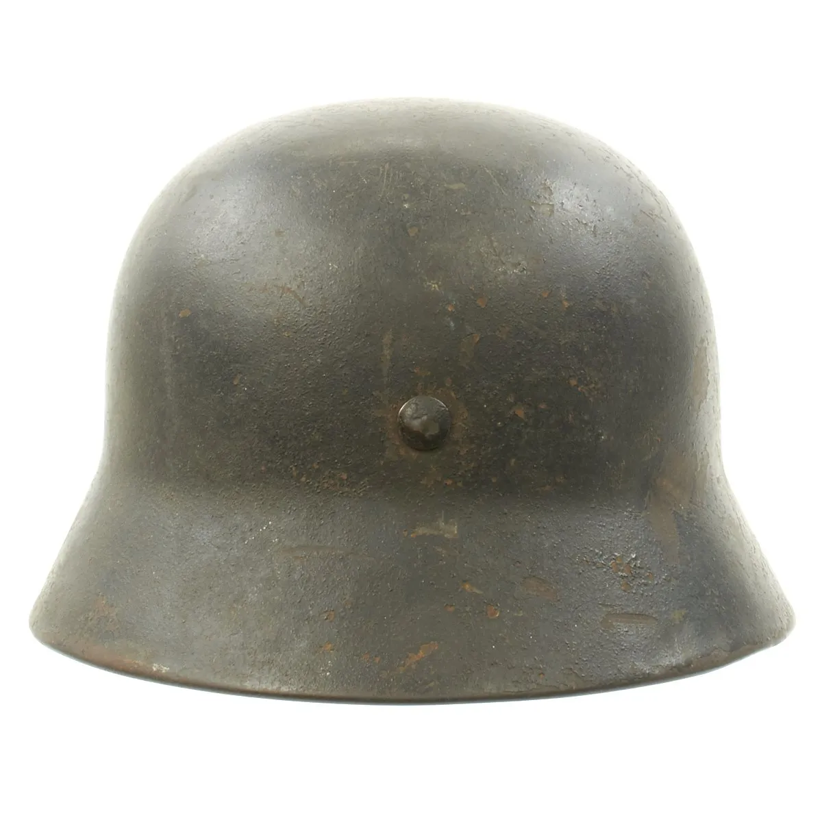 Original German WWII Army Heer M40 Single Decal Helmet - Marked NS64