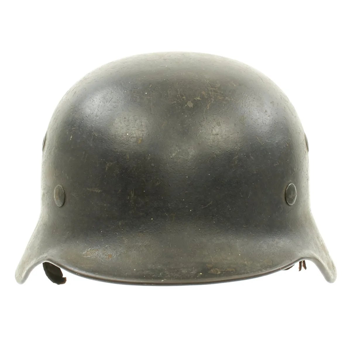 Original German WWII Army Heer M40 Single Decal Helmet - Marked NS64