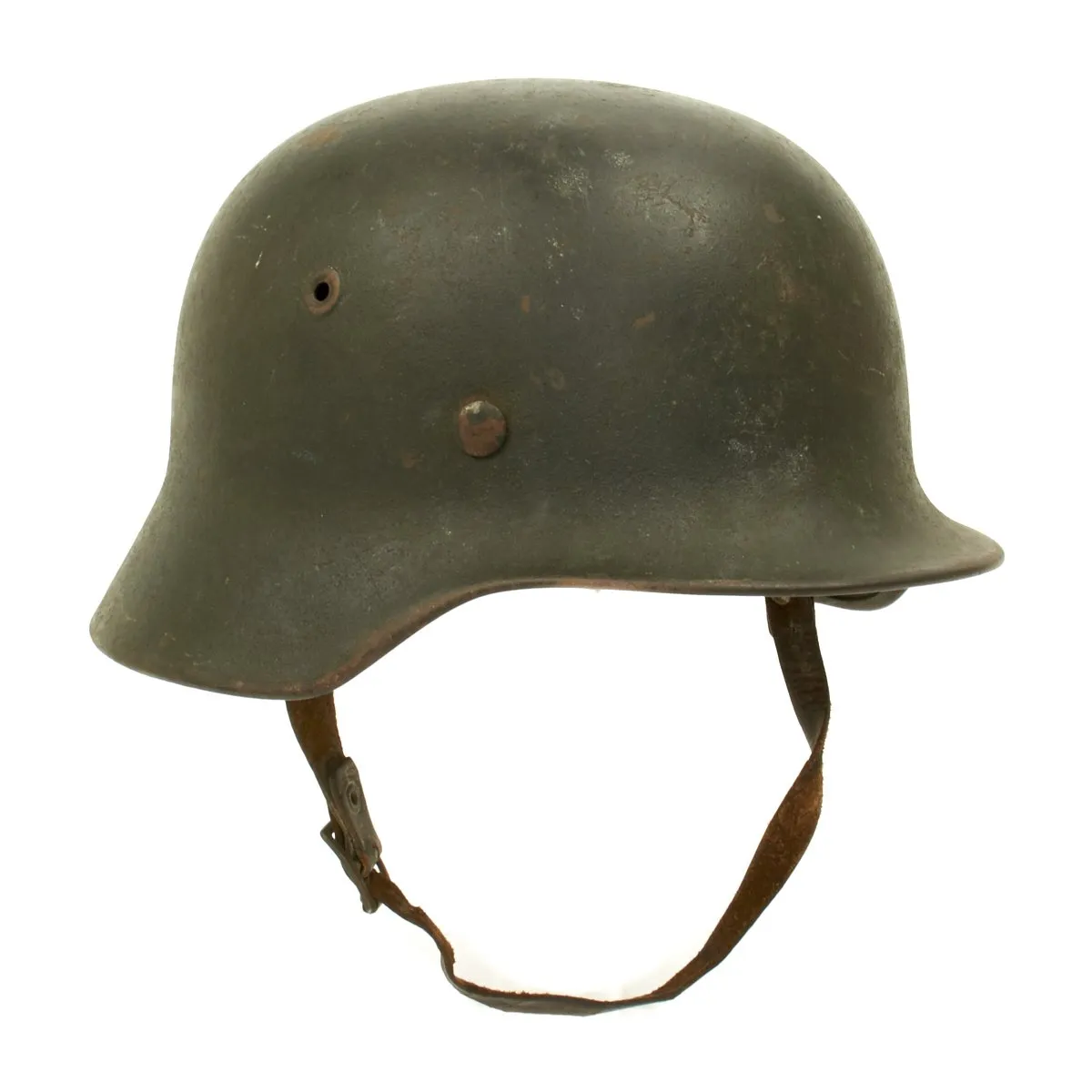 Original German WWII Army Heer M40 Single Decal Helmet - NS64