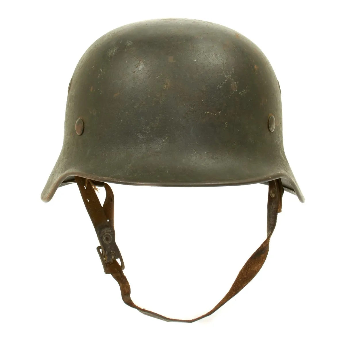 Original German WWII Army Heer M40 Single Decal Helmet - NS64