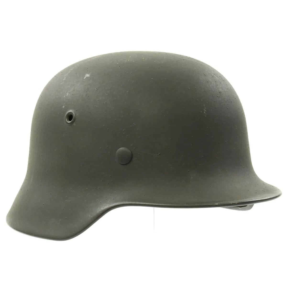 Original German WWII Army Heer M40 Single Decal Helmet with Liner in Excellent Condition - ET64