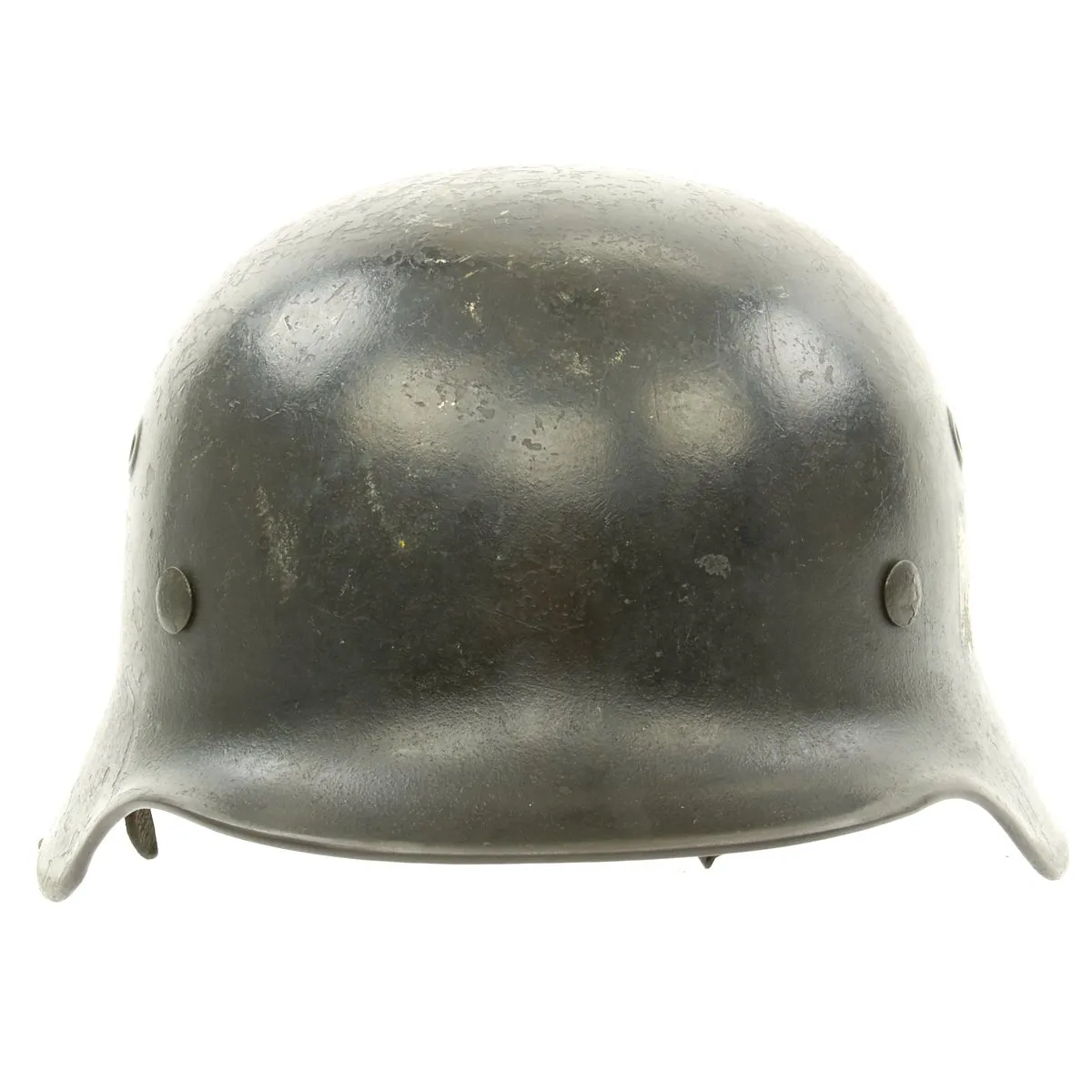 Original German WWII Army Heer M40 Single Decal Helmet with Liner - Marked NS64