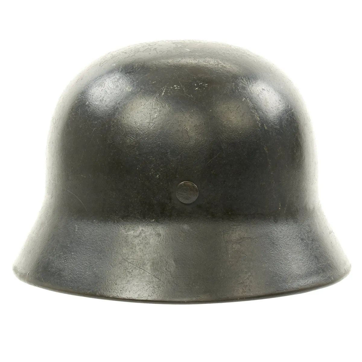 Original German WWII Army Heer M40 Single Decal Helmet with Liner - Marked NS64