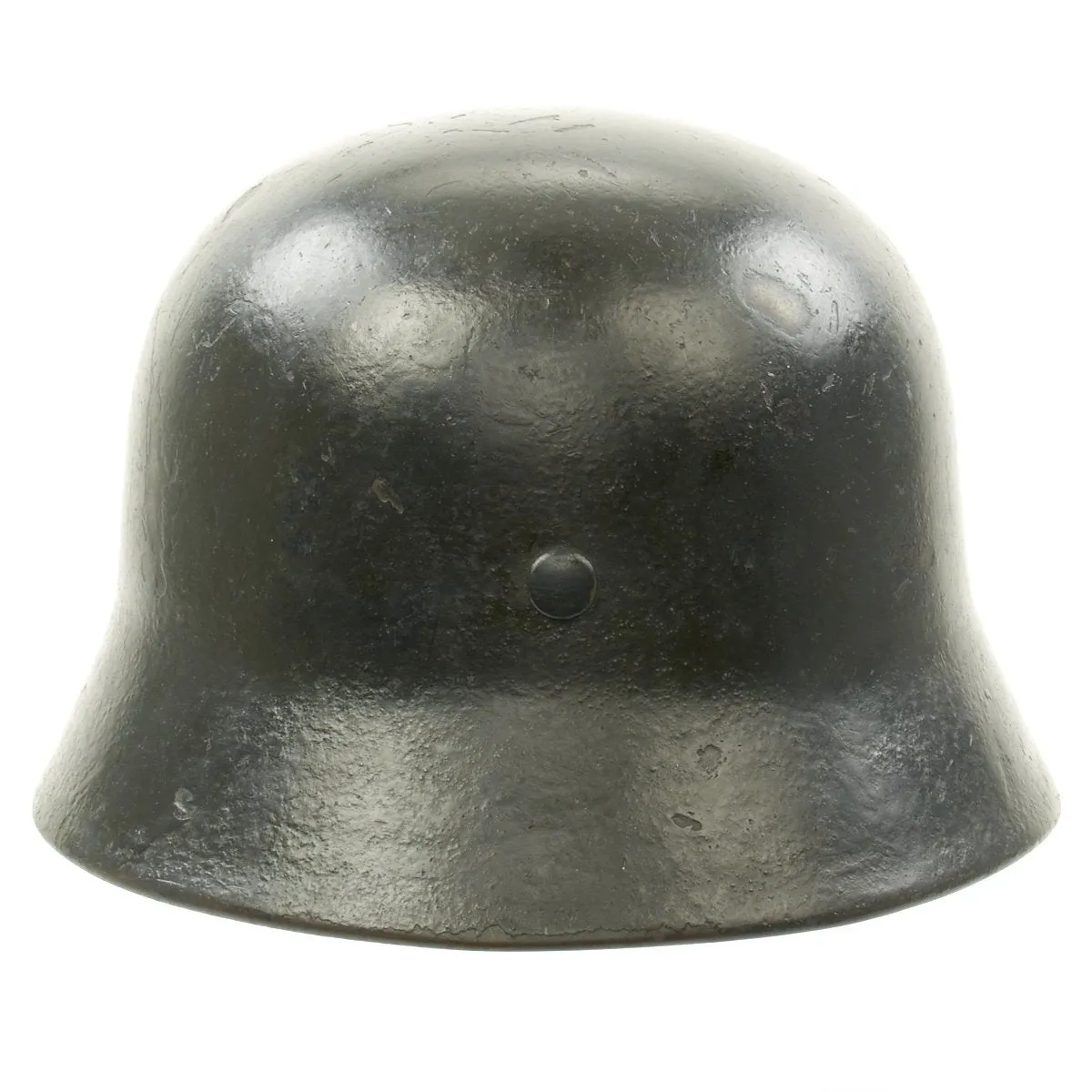 Original German WWII Army Heer M40 Single Decal Steel Helmet with Liner and Chinstrap - ET64