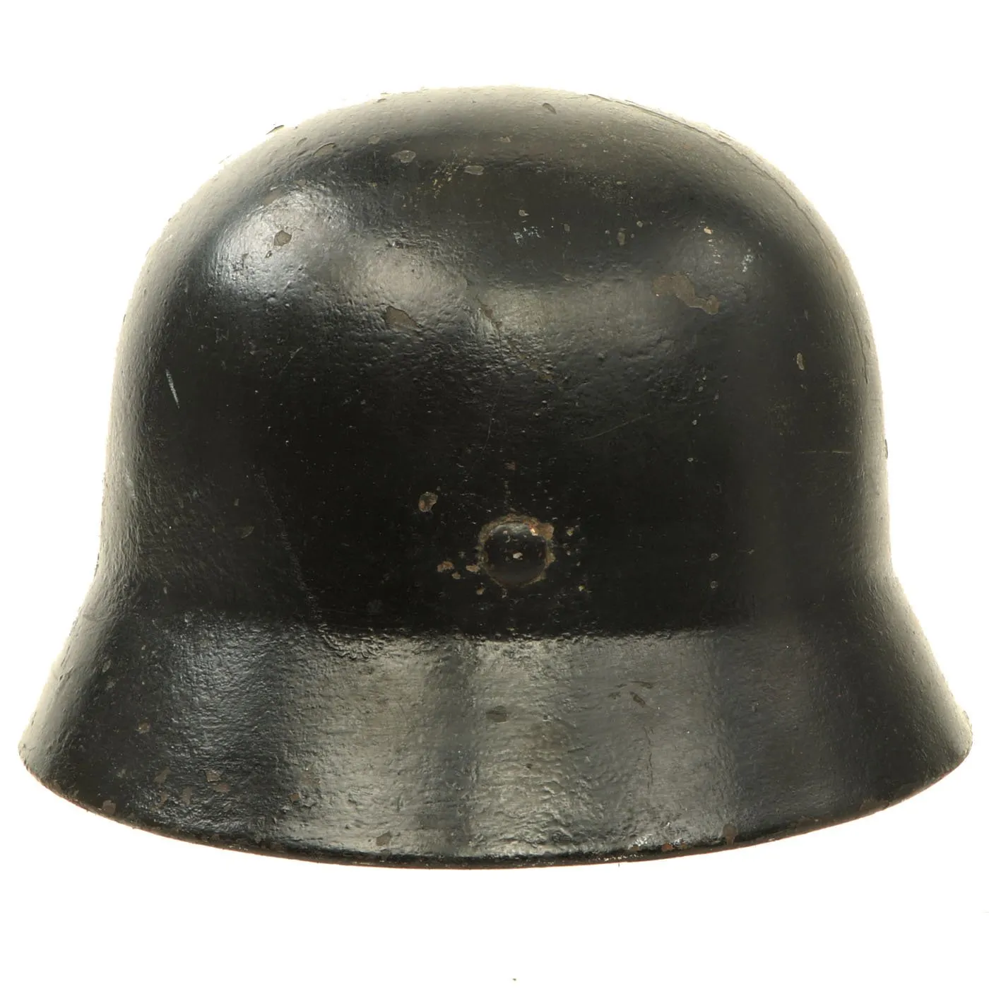 Original German WWII Army Heer M40 Single Decal Steel Helmet with Liner - Size 62 Shell