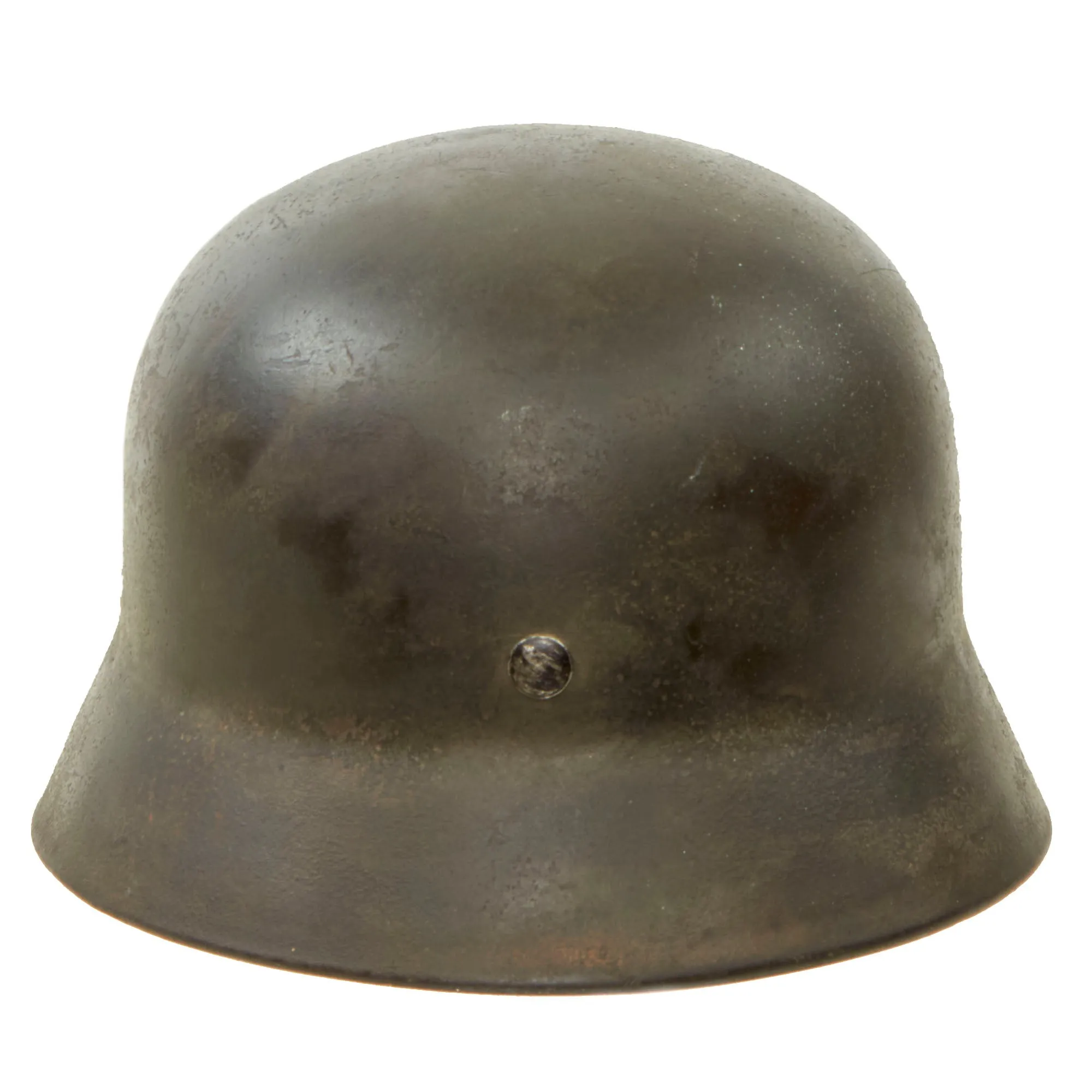 Original German WWII Army Heer M40 Single Decal Steel Helmet with Size 56cm Liner - Stamped Q66