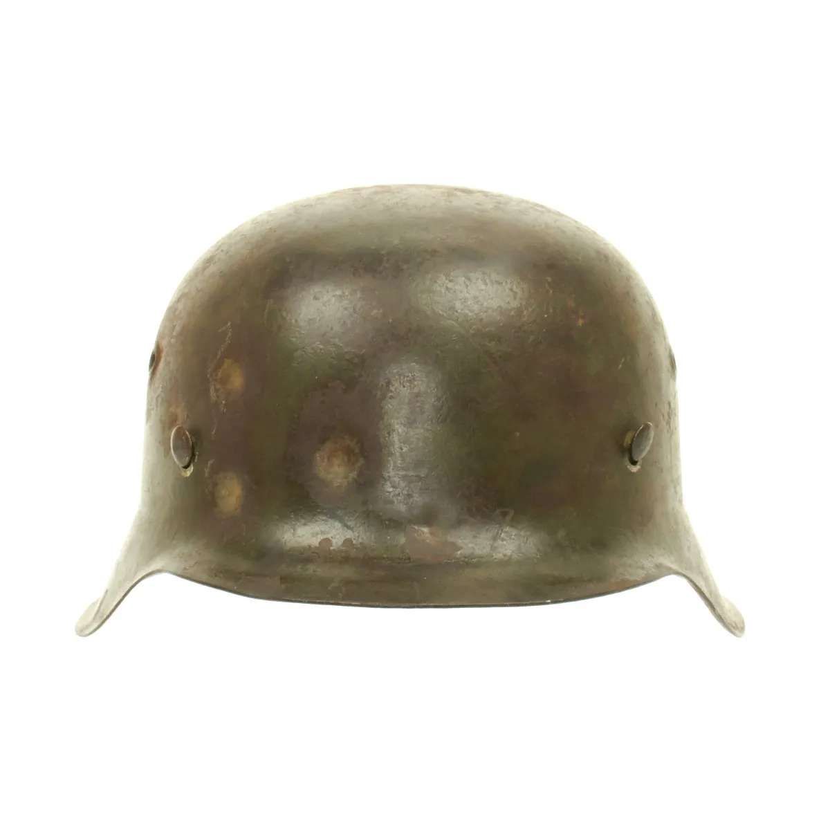 Original German WWII Army Heer M42 Single Decal Helmet - ET64