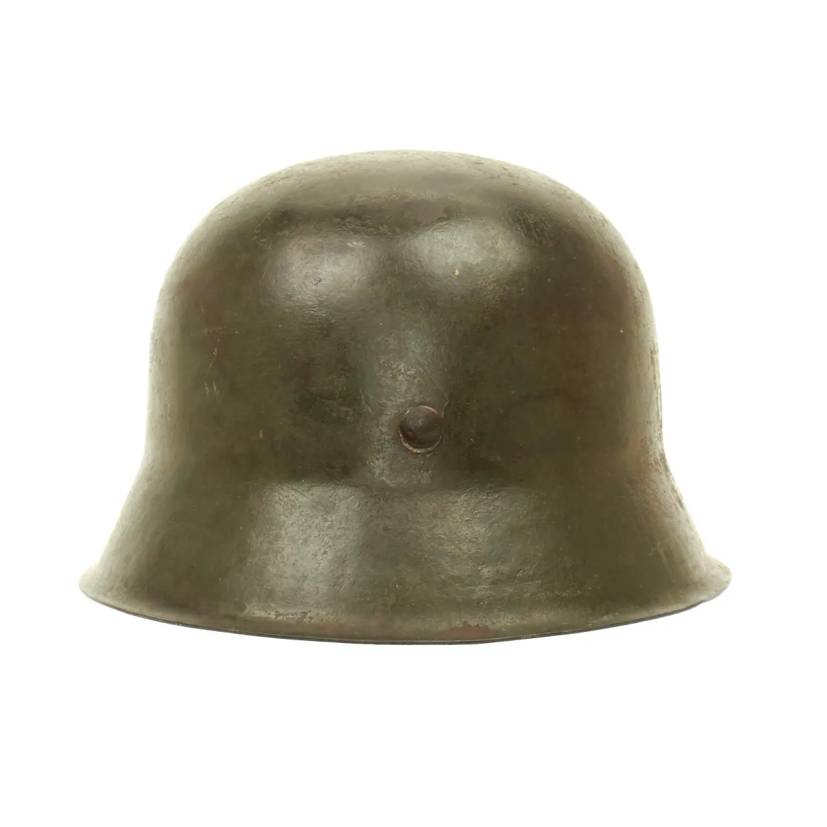 Original German WWII Army Heer M42 Single Decal Helmet - ET64