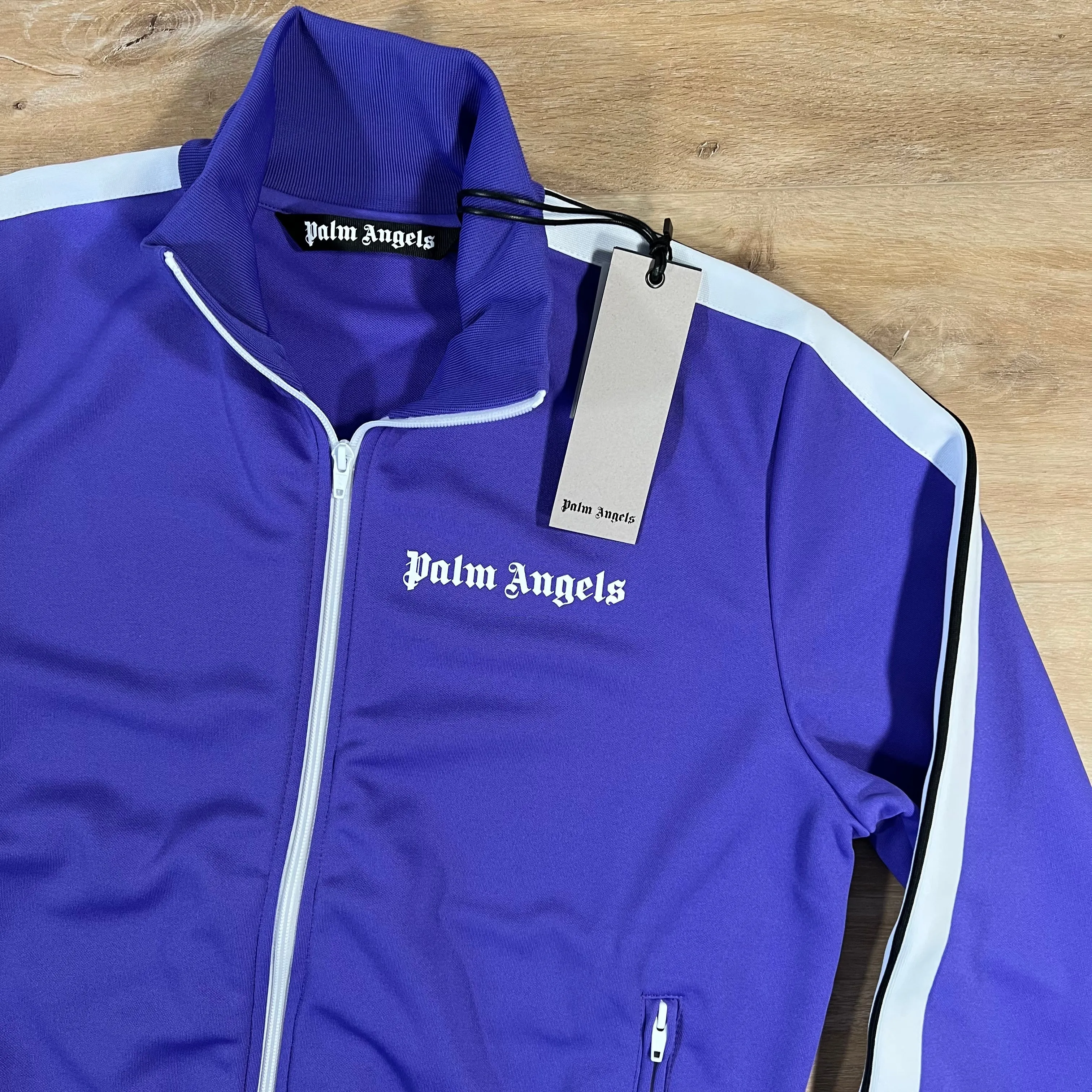 Palm Angels Classic Track Jacket in Purple