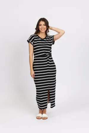 Parker Dress - Black Stripe