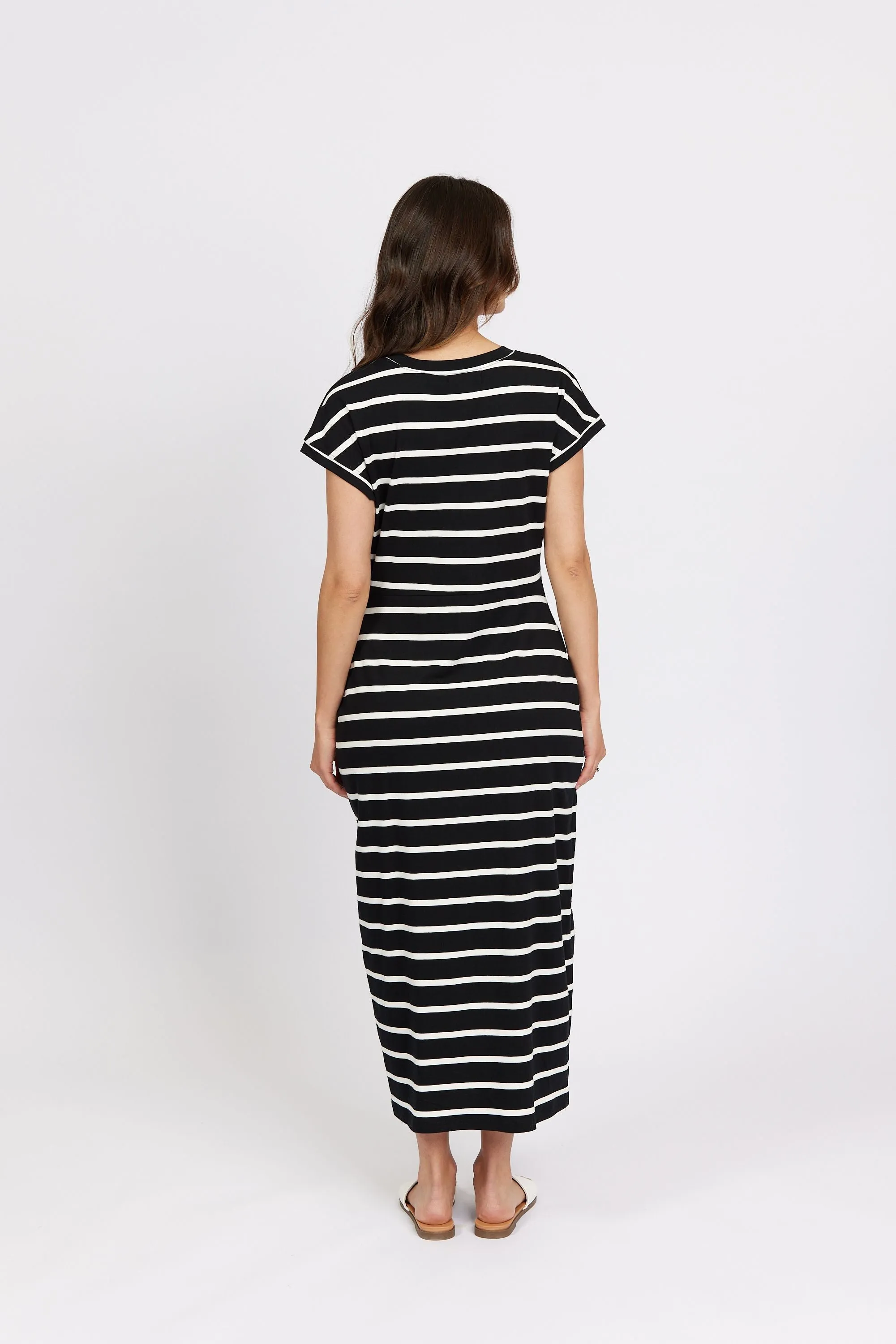 Parker Dress - Black Stripe