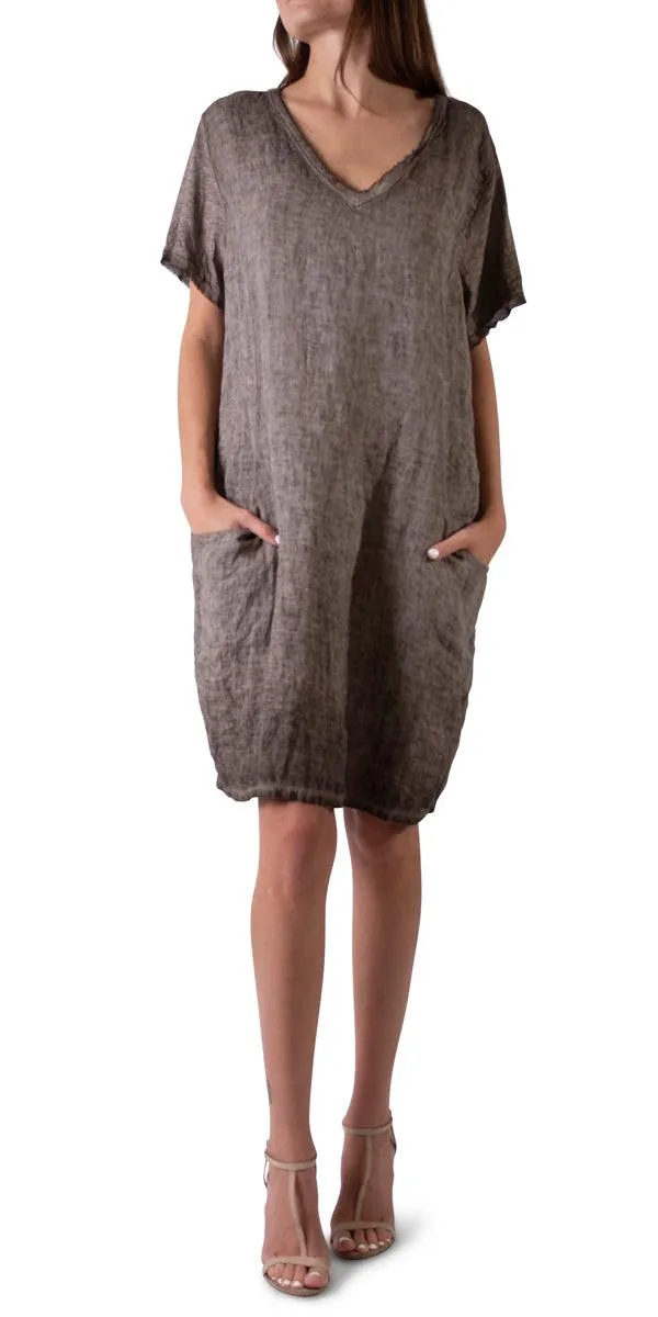 Perla Linen Dress