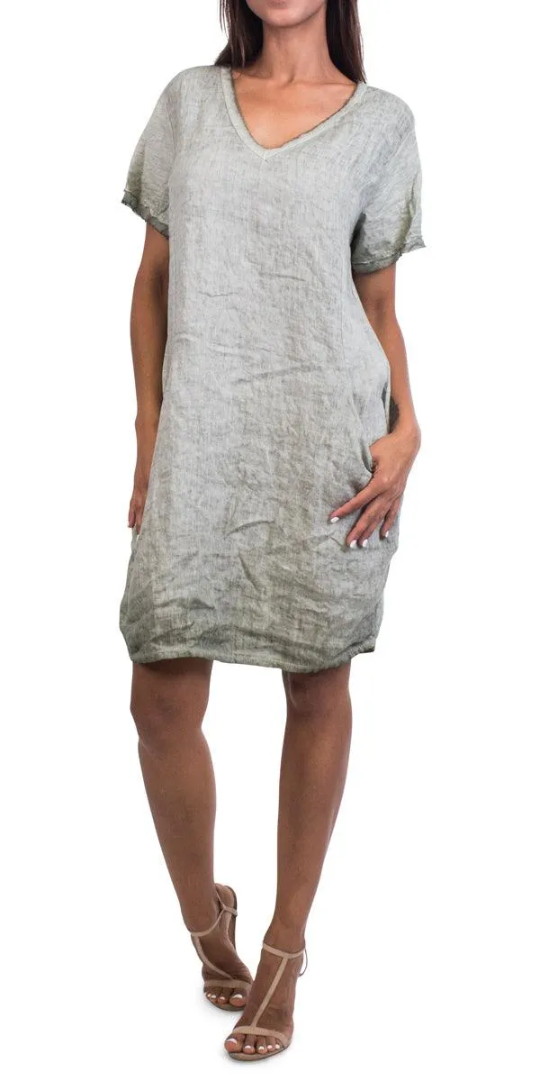 Perla Linen Dress