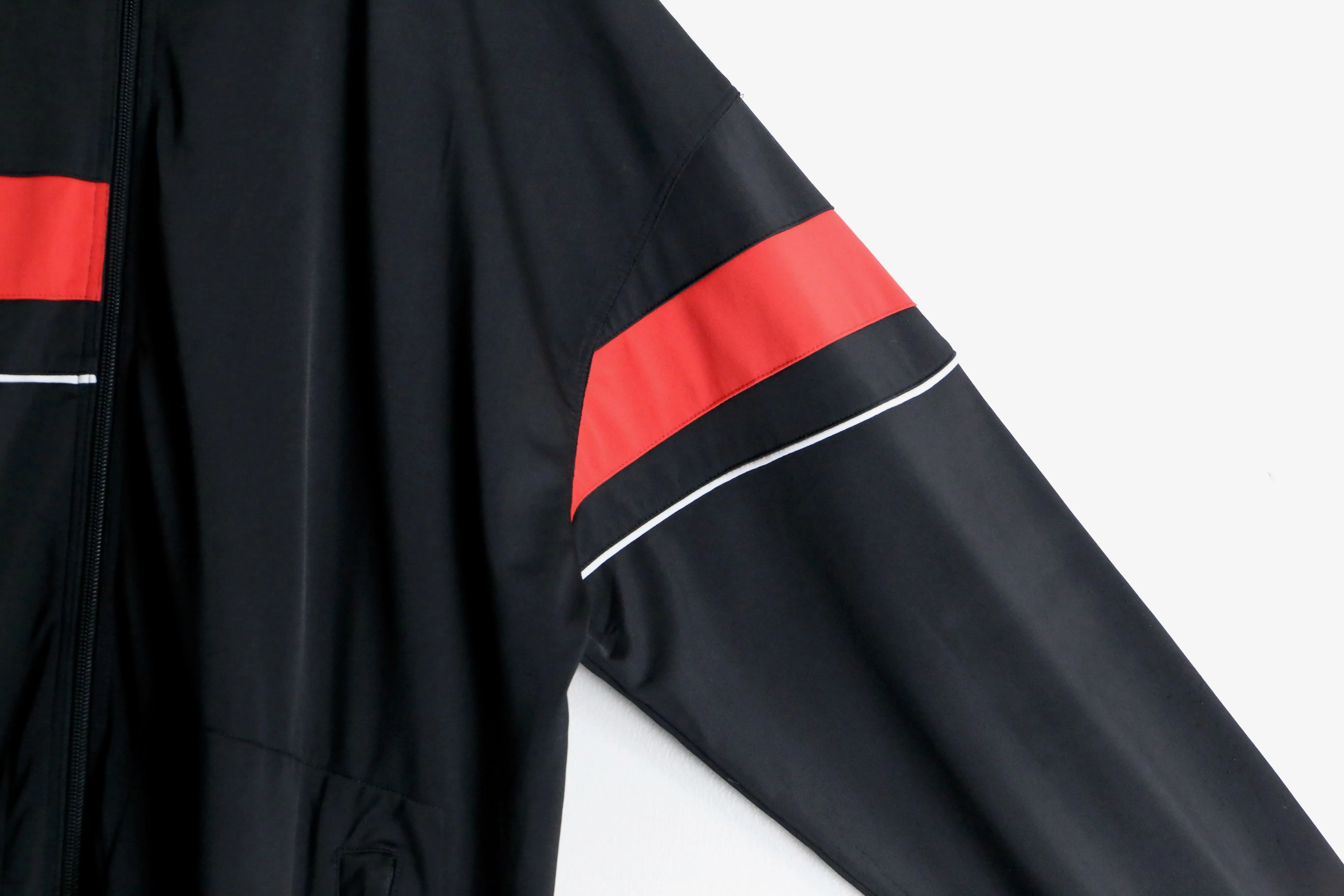 “PUMA” black ×red track jacket