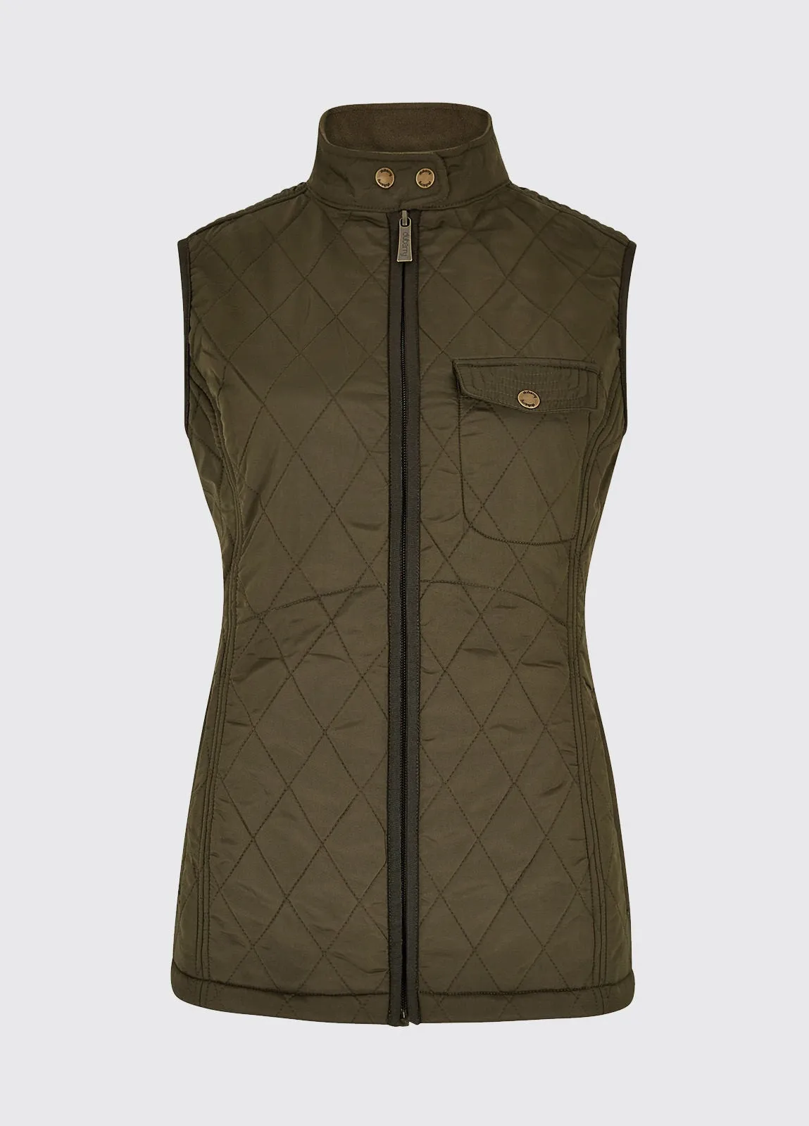 Rathdown Quilted Gilet, Olive