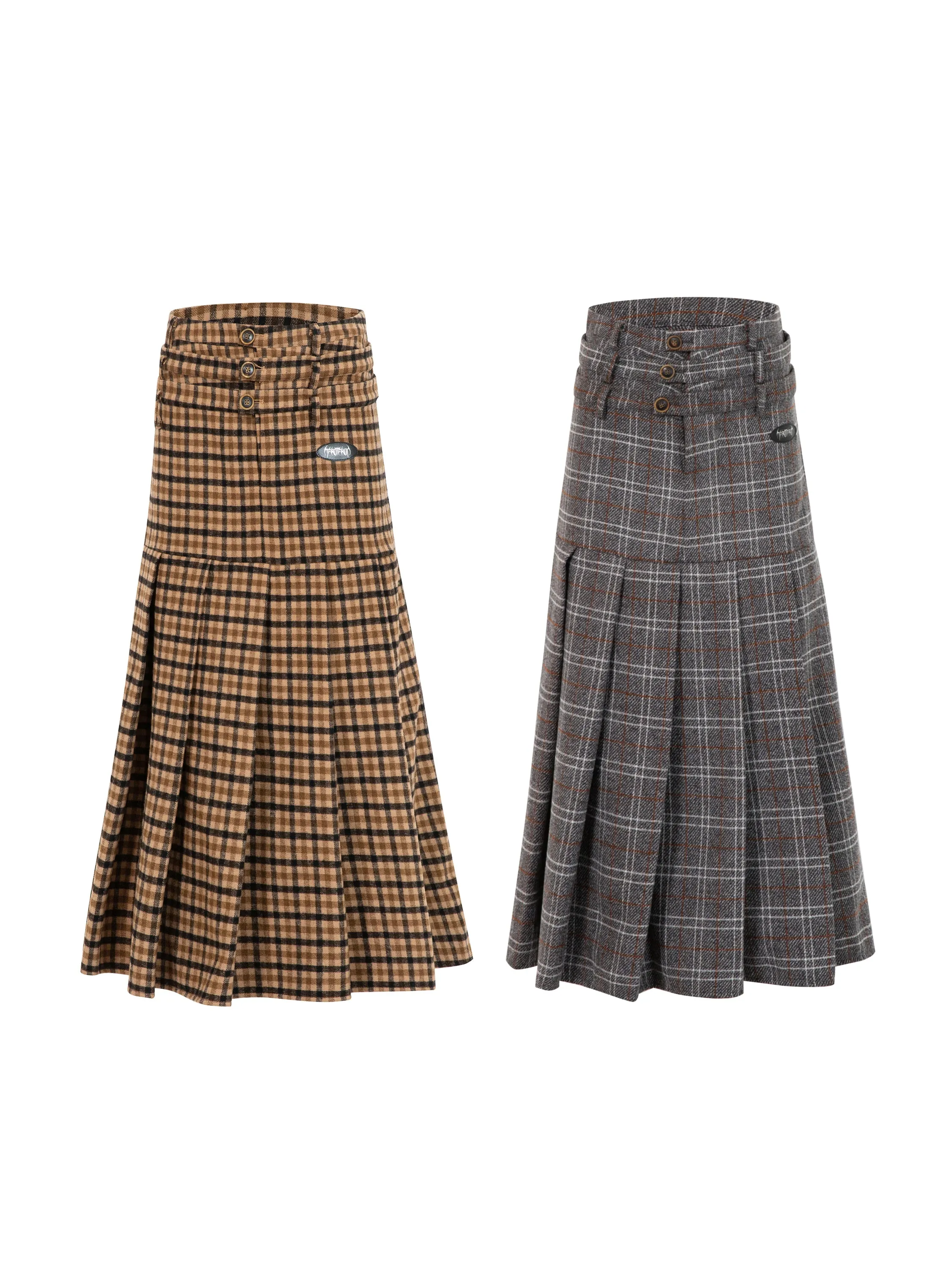 RETROFUTURE heavy wool skirt