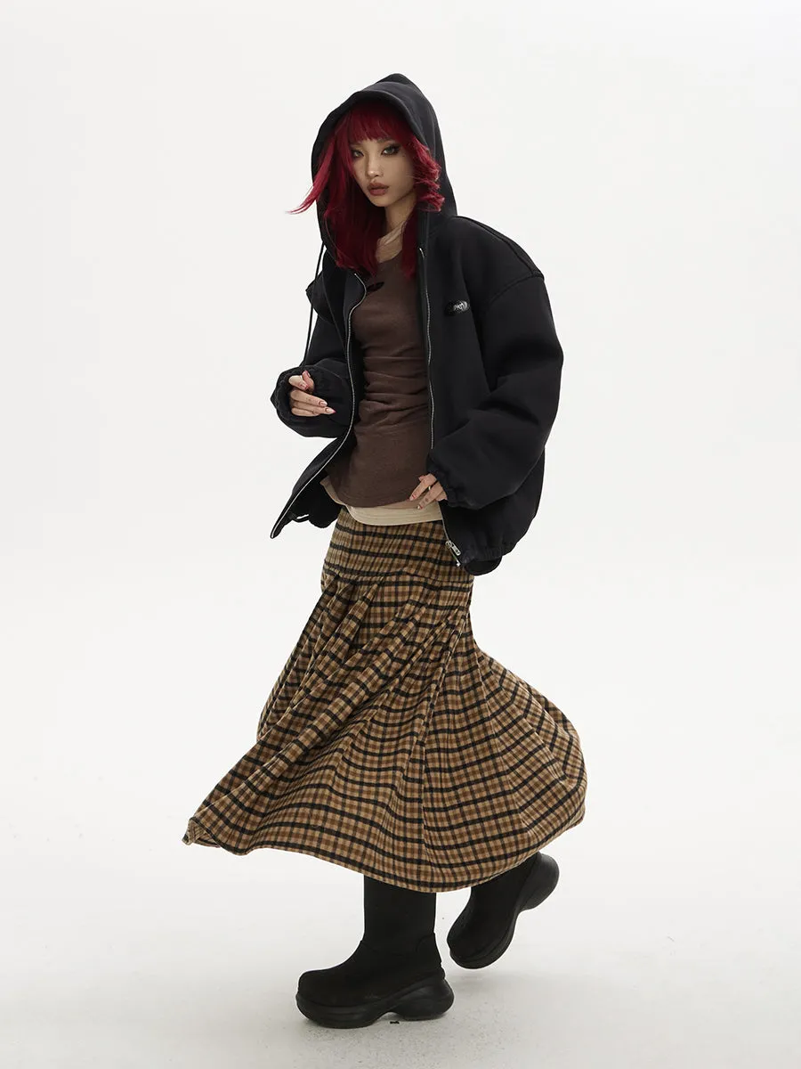 RETROFUTURE heavy wool skirt