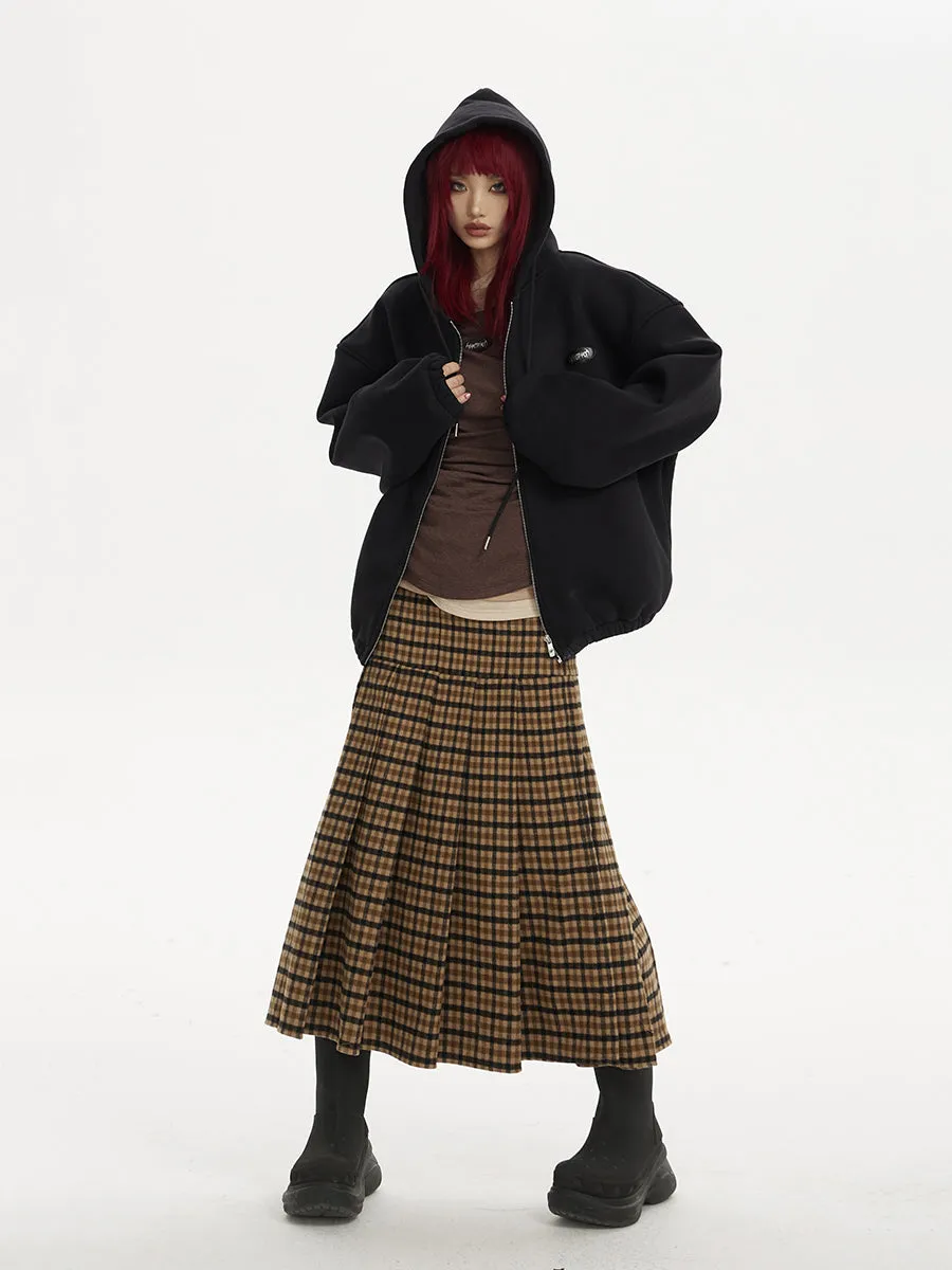 RETROFUTURE heavy wool skirt