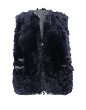 Reversible Shearling Fur Vest