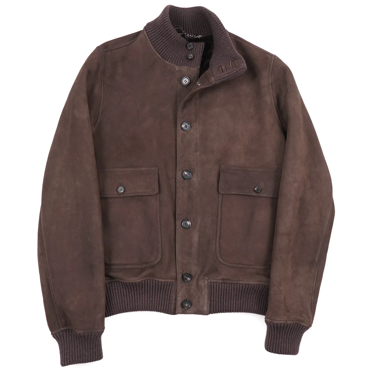 Rifugio Shearling Leather Bomber Jacket