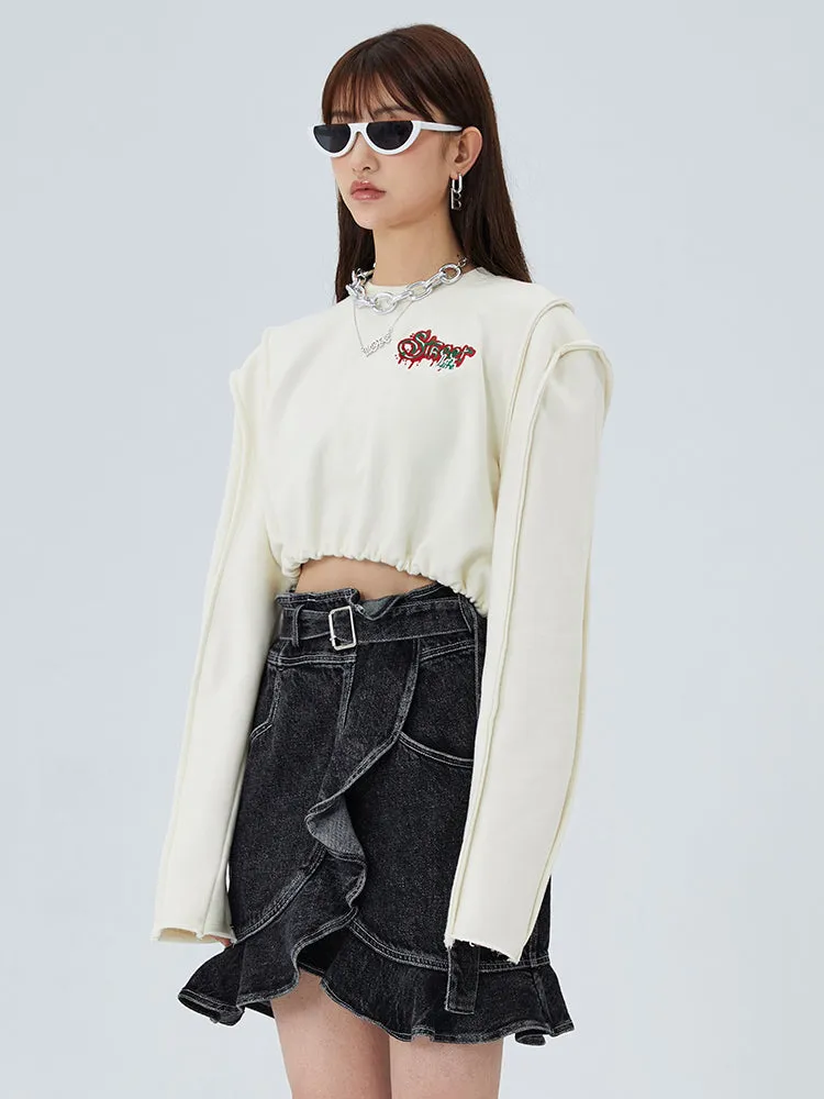 ROGUE crop sweatshirt