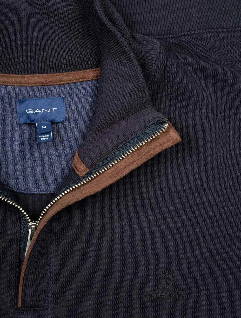 Sacker Rib Half Zip-Navy