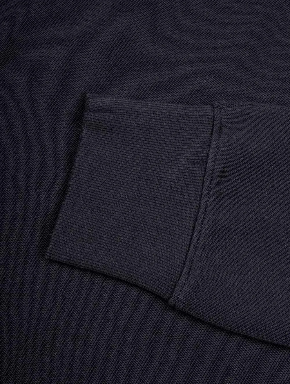 Sacker Rib Half Zip Navy