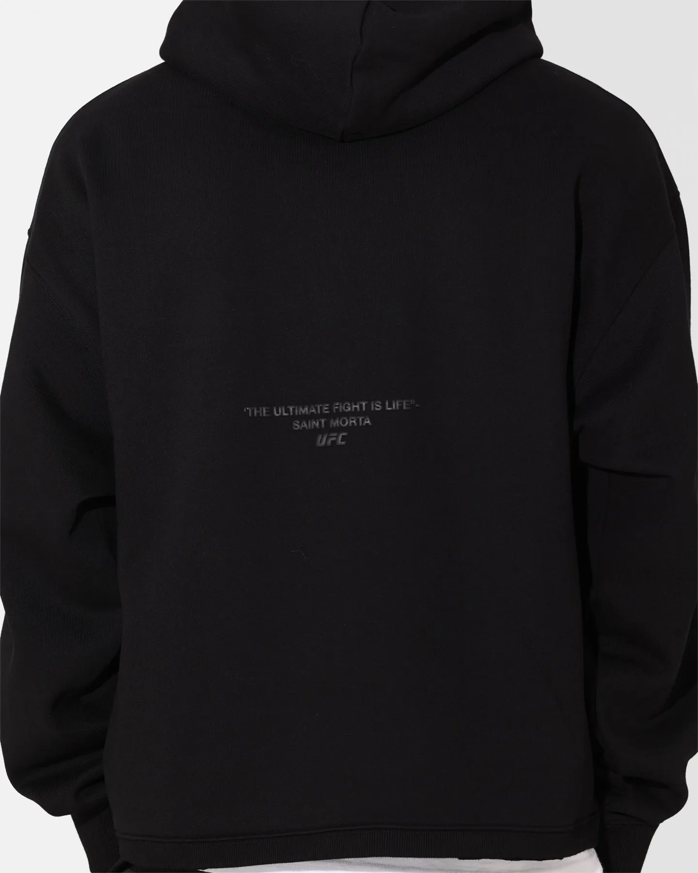 Saint Morta X UFC Boxy Premium Hoodie Black/Black