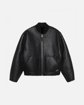 SHEARLING REVERSIBLE BOMBER