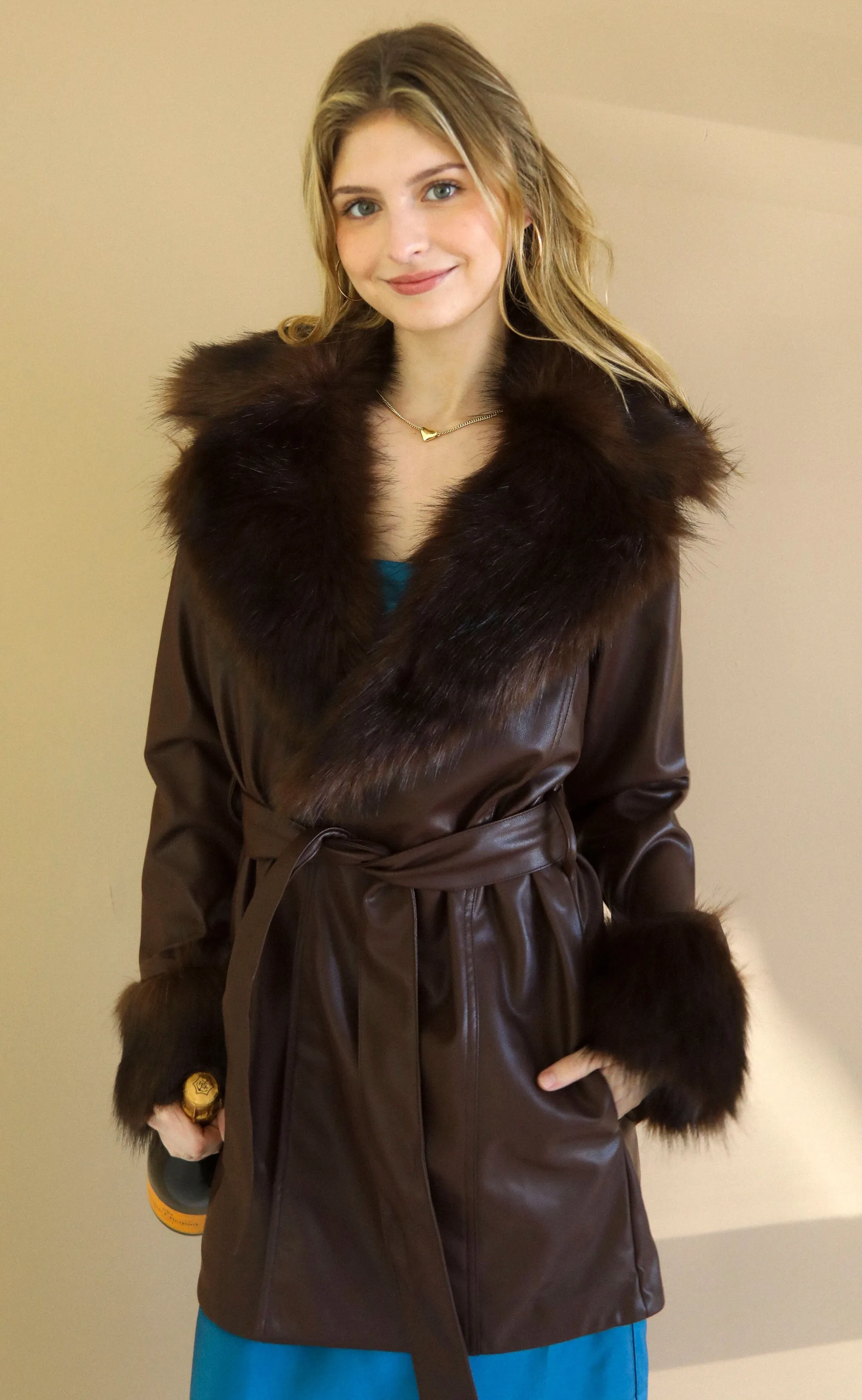 show me your mumu: penny lane coat - cocoa