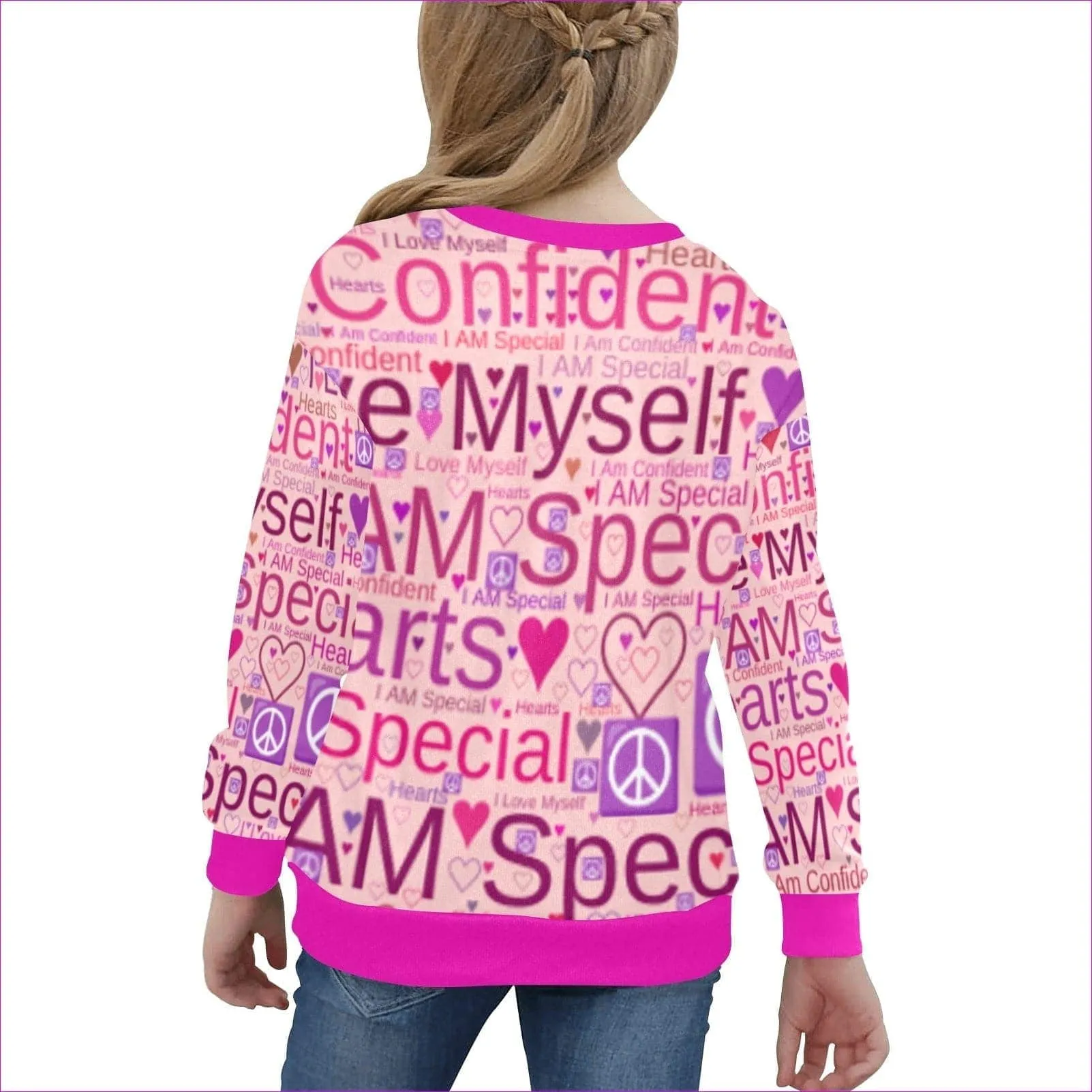 Speak-Over Girls' V-Neck Sweater - 2 options