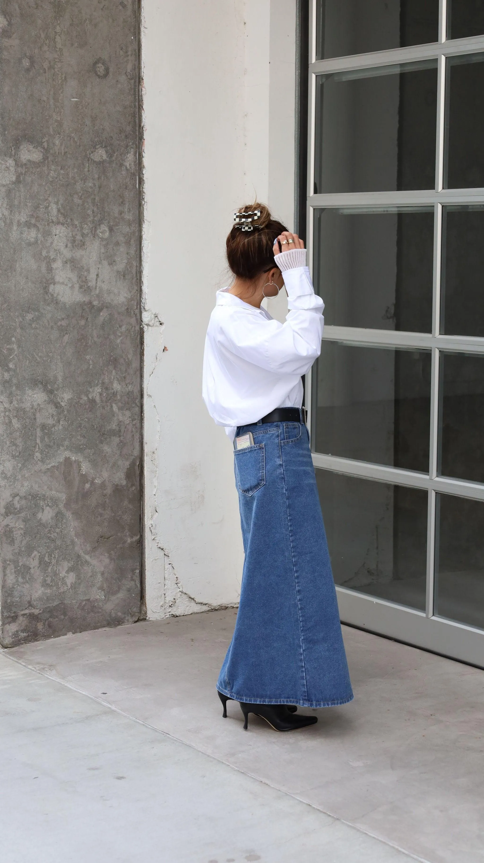 Split Decision Maxi Skirt